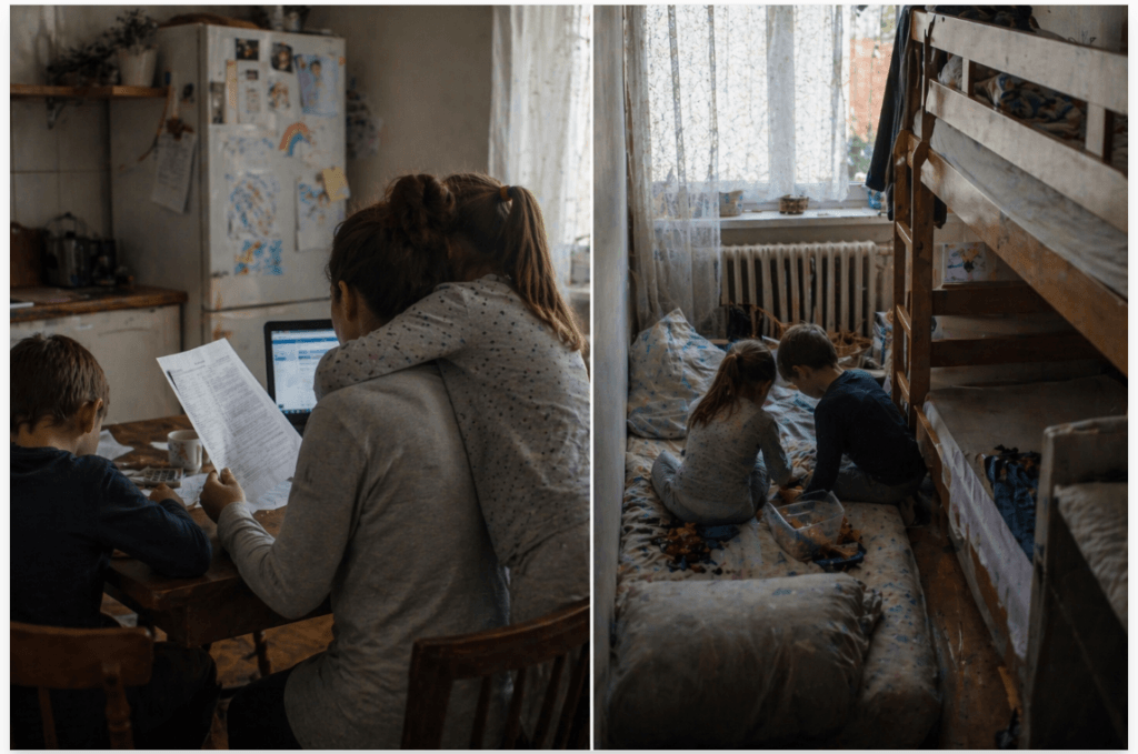 Egyedülálló szülők a szakadék szélén. 